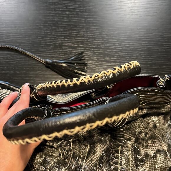 NWOT Red by Marc Ecko Python Shoulder Bag - Picture 9 of 9